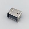 HDMI Type A 19-Pin Female SMD Socket, Front Insert Rear Mount Computer Connector