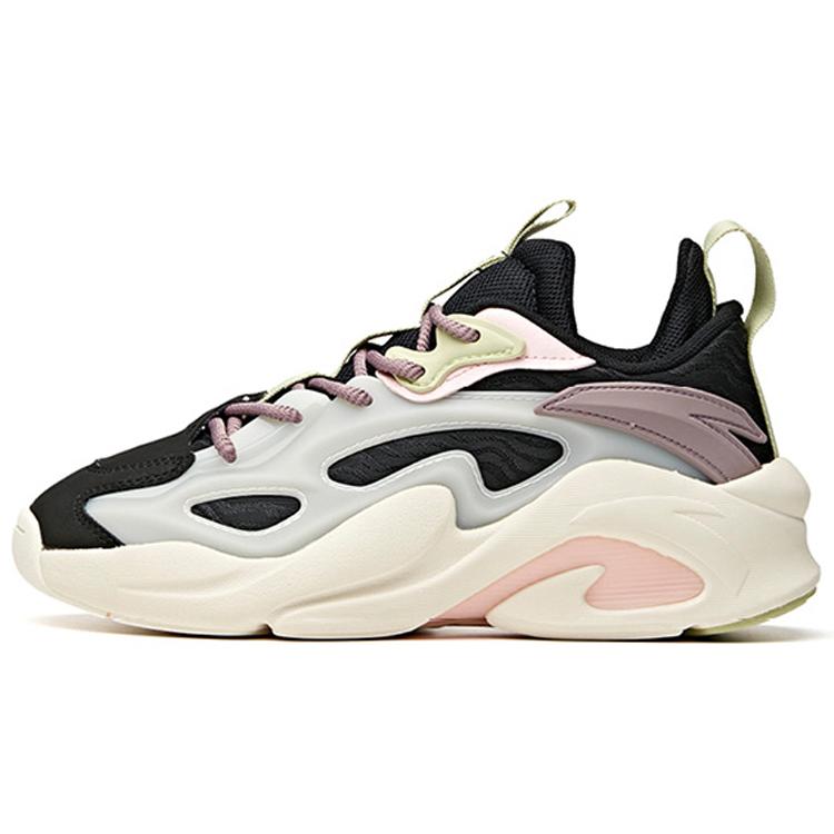 

новые кроссовки Anta Bastard Peak с низким верхом, на массивной подошве, противоскользящие, износостойкие, женские, черно-бело-синие 36