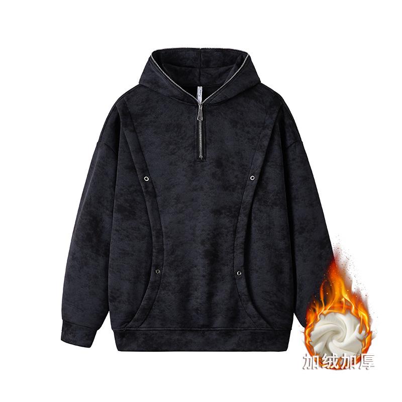Unisex Casual Hoodie Long Sleeve Loose Sweatshirt Men Women Daily Wear Pullover Hooded Top