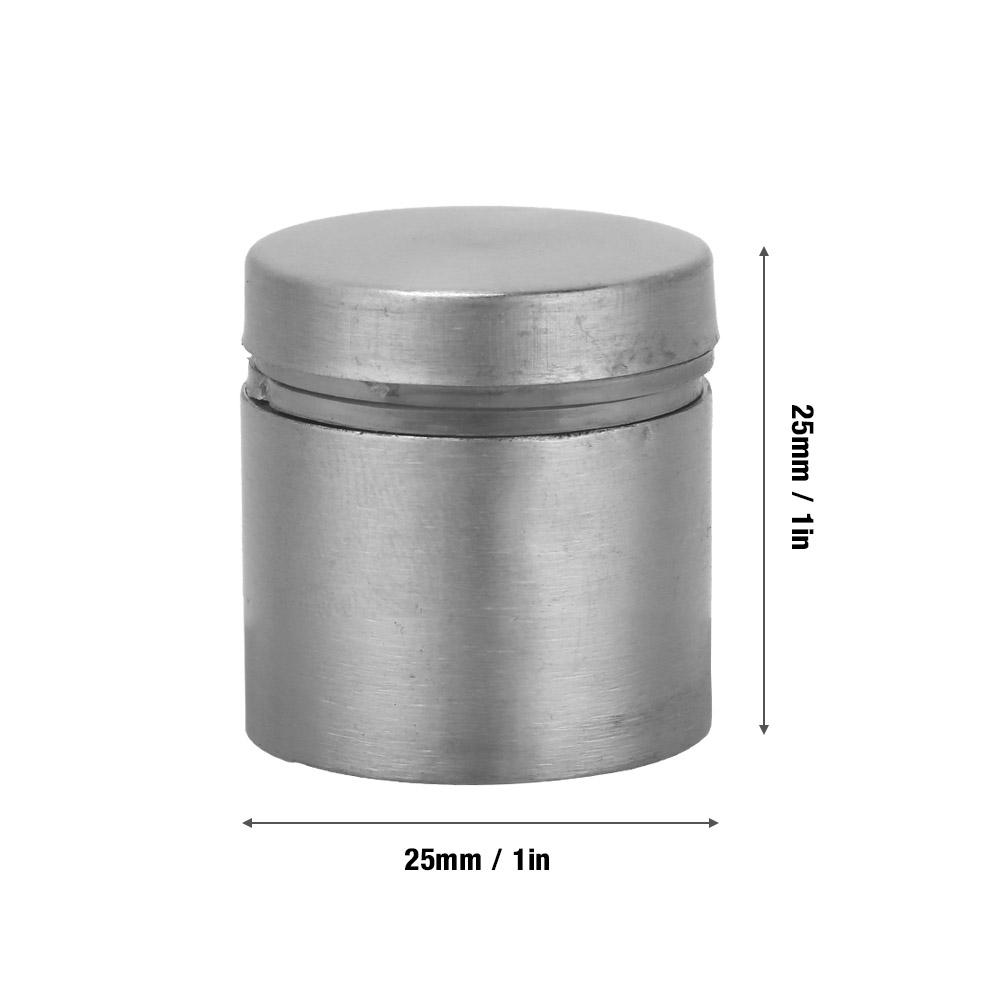 4pcs Stainless Steel Advertise Fixing Pins Glass Standoff Mounting Bolts (25*25mm)