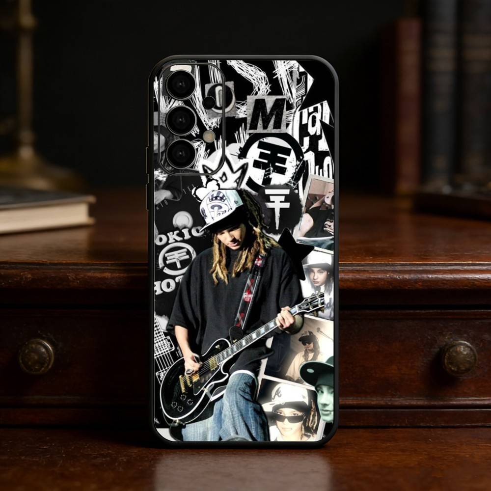 Tom K-Kaulitz Phone Case For Samsung S25,24,23,22,30,21,10,9,Ultra,Plus,Lite Soft Black Case