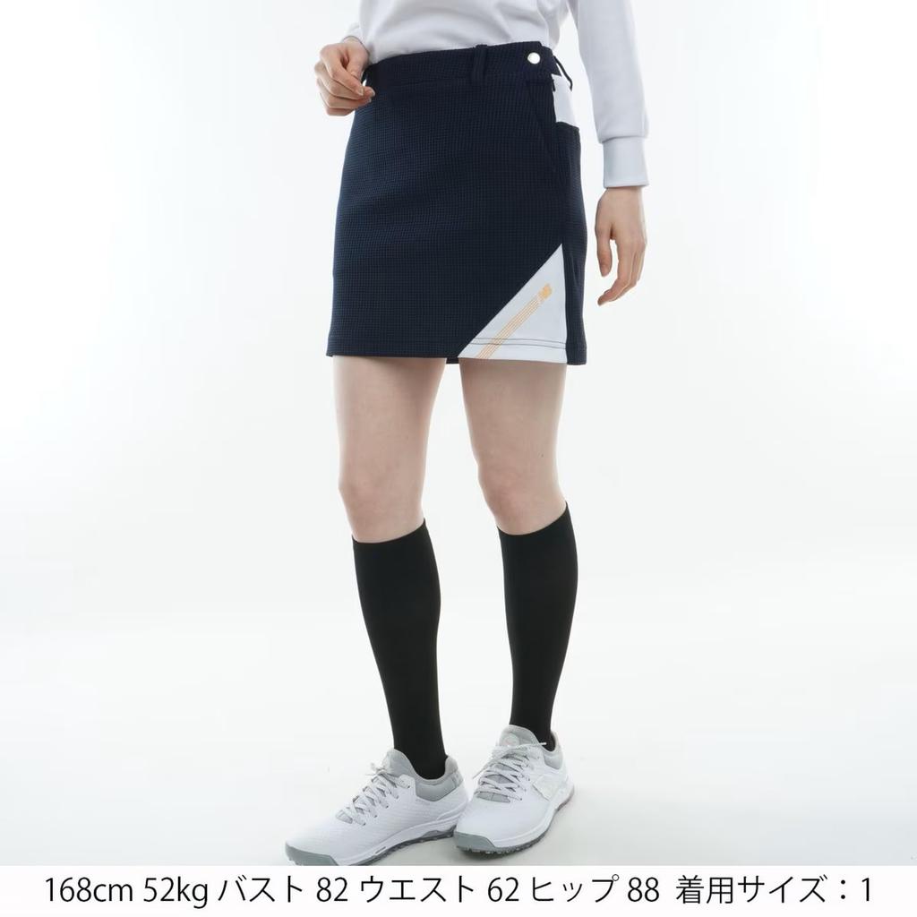 New Balance Golf Sweat Skirt Size 2 Women's (Cardboard Knit, Warm, Stretch) / 012-3234509 121_Navy [L]