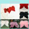 Luxurious Feather Angel Wings Vintage Chic Christmas Tree Hanging Ornament For Elegant Holiday Decor