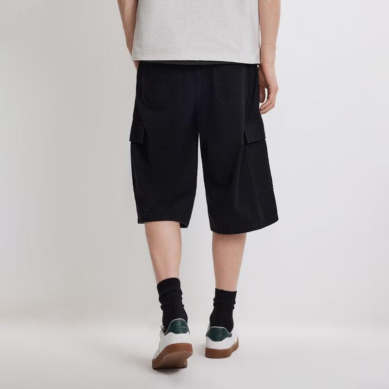 JACK&JONES Men's Spring Casual Wide-Leg Drawstring Shorts