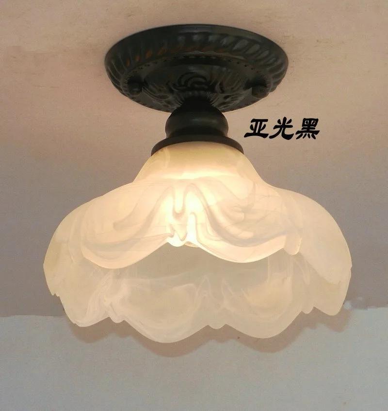European Creative Simple Retro LED Ceiling Lamp Living Room Dining Room Corridor Porch Balcony Decorative Lighting
