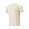 Li-Ning Wade Series Letter Round Neck Comfortable Versatile Breathable Short Sleeve T-Shirt Men Tops Oatmeal-Gray ATSU071-3