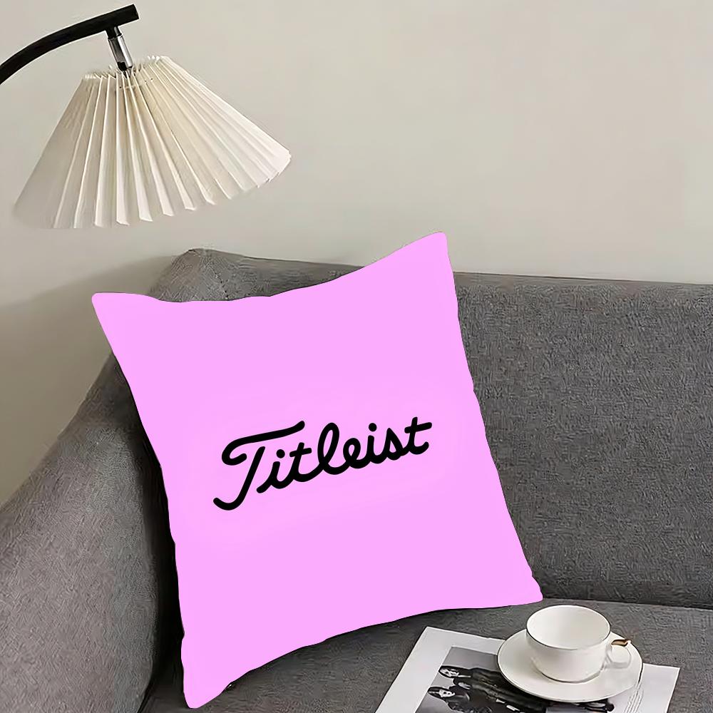 Golf Sports TTitleistS Cushion Cover Elegant Comfort Pillowcase Sofa Bed Doublesided Printed Invisible Zipper Home Decor
