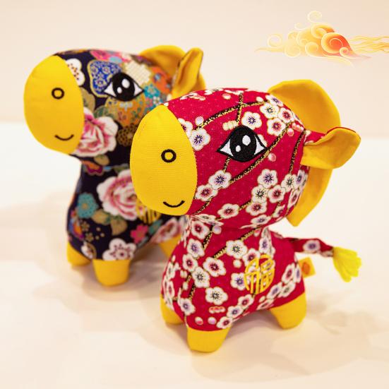 2026 Year of The Horse Doll Pendant National Style Fabric Plush Toy Good Luck Lively Desktop Ornament Festival Gift