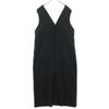 Ships Made In Japan No Sleeve Knee-length Dress S Black Women Used