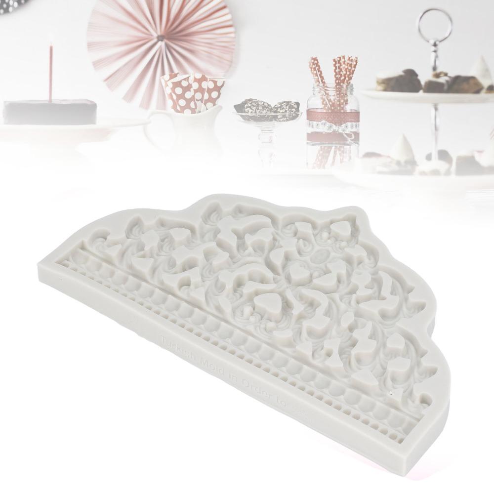 3D Relief Pattern Crown Silicone Mold Food Grade Silicone Cake Decorating Mold  Party Decorations
