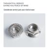 304 Stainless Steel Hexagonal Flange Nut with Teeth