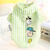 Newest Puppy Dog Striped T Shirt with Buckle Autumn Summer Pet Clothes for Small Dogs Chihuahua Pinscher Shirts mascotas Vest