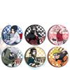 Anime Naruto Badge Set Itachi Uchiha Madara Obito Zabuza Minato Namikaze Cartoon Tin Pin Cosplay Accessories For Fans