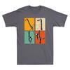 Marsmuziek Cadeau Retro Pop Art Basklarinet Grappig Vintage Unisex T-shirt