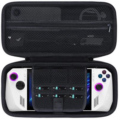 Lebakort Storage Case Compatible with ASUS Gaming PC ROG Ally RC71L ROG Ally X RC72LA Game Handheld Console and Accessories / (Black Case)