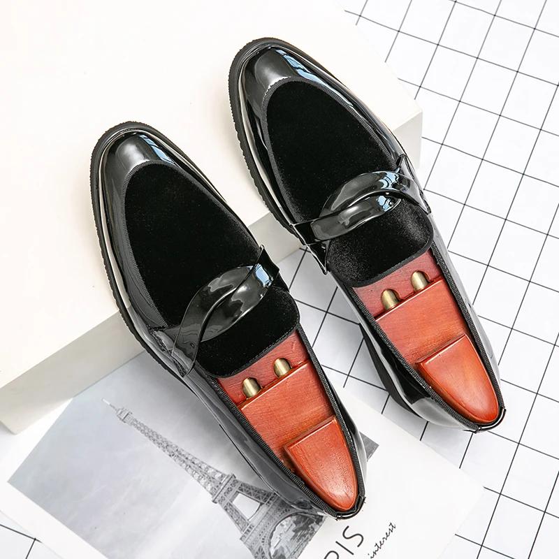 Fashion Classic Leather Shoes Men's Gentlemanly Genuine High Quality Oxford Outdoor Italian Calfskin Business Designer Office Dress Male