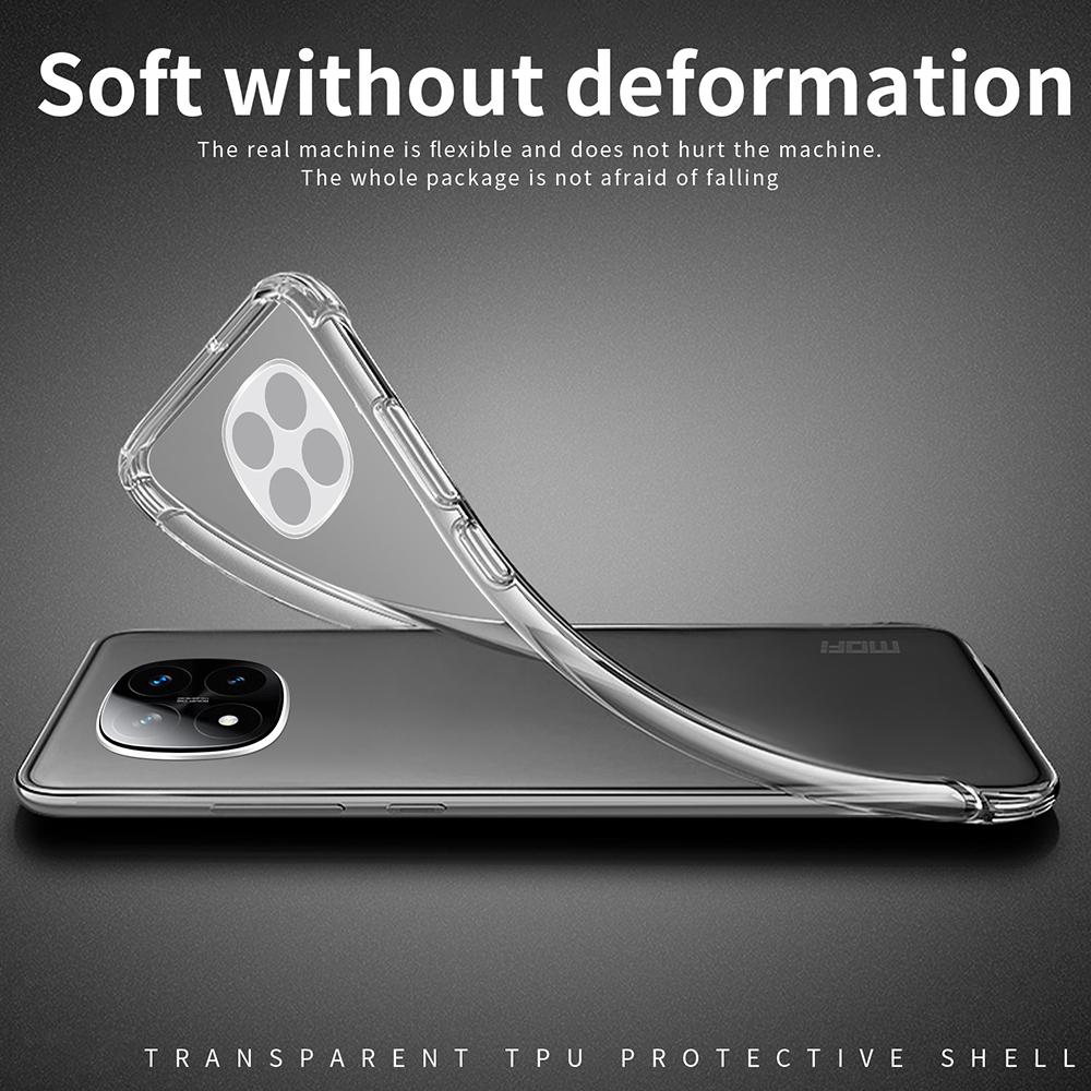 MOFI For Xiaomi Redmi Note 14 Pro 5G/Poco X7 5G Case Anti-Scratch Clear Soft TPU Phone Cover