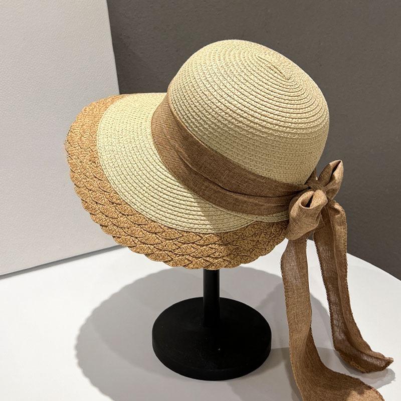 

Women s Summer Straw Hat, Seaside Beach Hat, Fisherman Hat, Outdoor Travel Sun Protection Shading Straw Woven Sun Hat M（56-58cm） бежевый