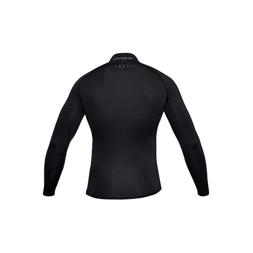 Under Armour HeatGear® Compression Long Sleeve High Neck Sports Shirt Men tops Black 1289559-001