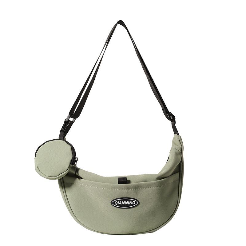 Stylish Minimalist Dumpling Bag Spacious Korean Women Shoulder Crossbody Bag Versatile Everyday Shopping Tote