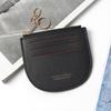 Ares Faux Leather Card Wallet (Black) Transportation Card Pocket Wallet