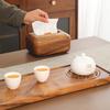 1Pc Durable Wooden Tissue Box Cover Large Capacity Elegant Tissue Storage Box Simple Napkin Dispenser Fo Homestay