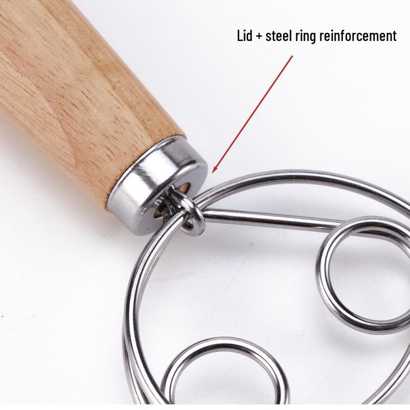 In-Stock Denmark Stainless Steel Dough Whisk