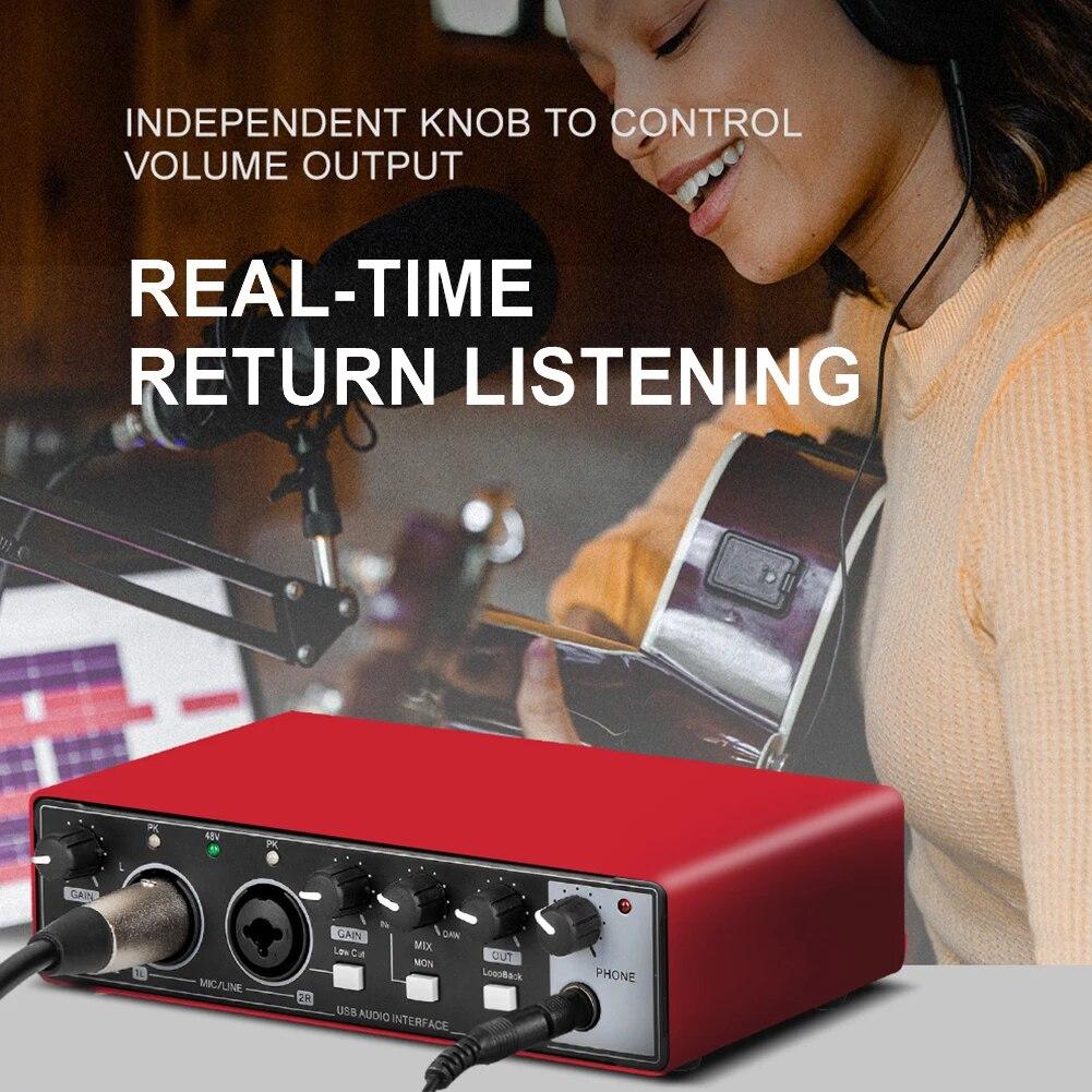 Carte Son Power Dynamics Pdx22 Interface Audio Power Dynamics PDX22 - 2 Entrées USB-C Avec Alimentation Fantôme 48V Entrées Micro Instrument