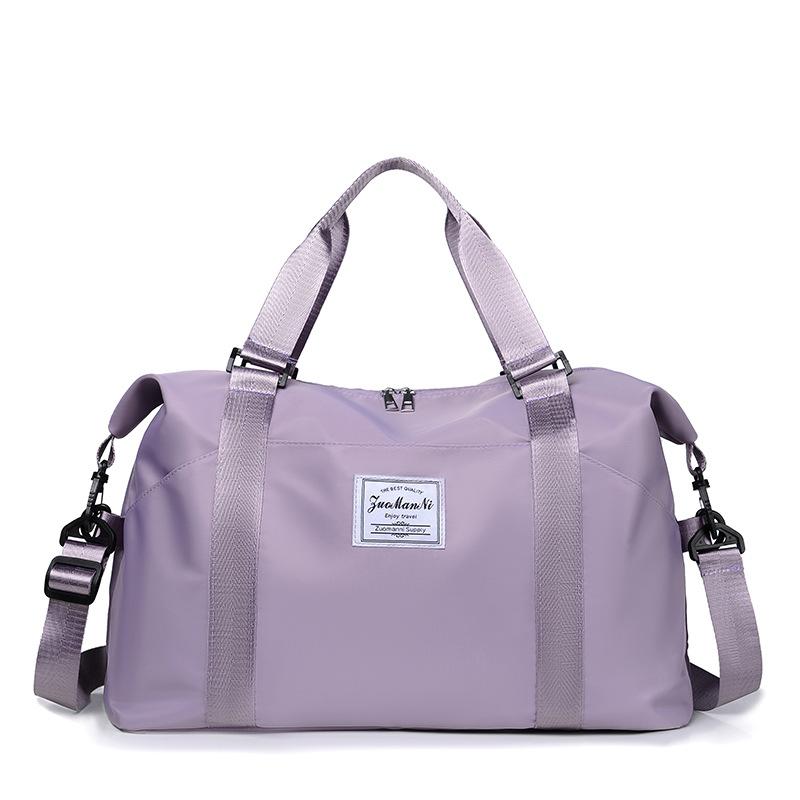 Shoulder hand-held travel bag Women's wet and dry separation Sports Yoga Fitness bag Large capacity storage Luggage bag