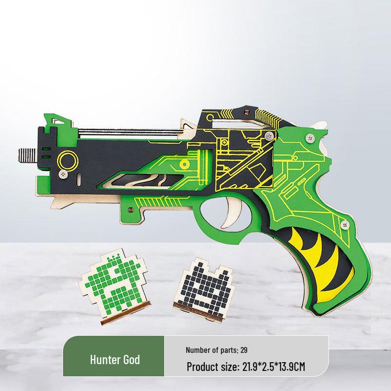 Wooden 3D Military Puzzle Model - Educational DIY Toy for Boys