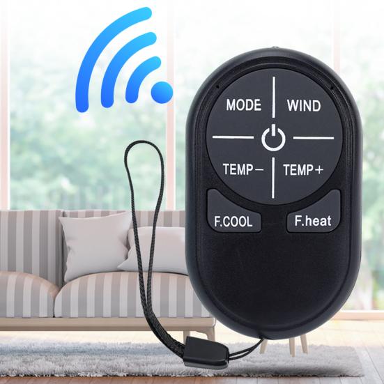 Klimaanlagen-Fernbedienung Ersatz Einfache Einrichtung Mehrere Marken Kompatibel Universell Englisch Klimaanlage AC-Fernbedienung mit Lanyard