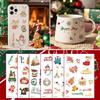 Creative Christmas Stickers for Candle Gift Card DIY Scratch-off Stickers Festival Decor Christmas Decorations for Home Party