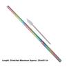2Pcs Collapsible Metal Straw 304 Stainless Steel Drinking Travel Telescopic Straw with Cleaning Brushes for Travel Work