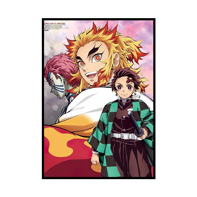 Japanese Anime Demon Slayer Decoration Mural Color Poster Canvas Painting and Living Room Wall Art Prints for Modern Home Decor No Frame