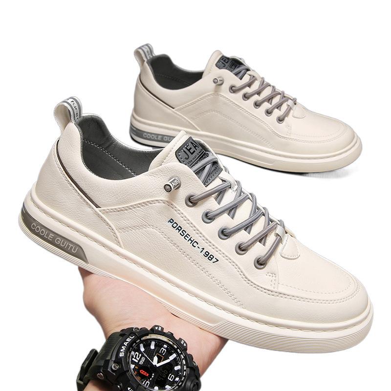 Summer soft-soled new sports board shoes casual leather shoes
