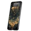 Fashion Starry Sky Stars Hard PC Phone Case For Samsung Galaxy Z Flip 7 6 5 4 Black Cover For Galaxy Z Flip 3 Foldable Shell Bag