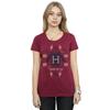 Harry Potter Womens/Ladies Christmas Knit Cotton T-Shirt