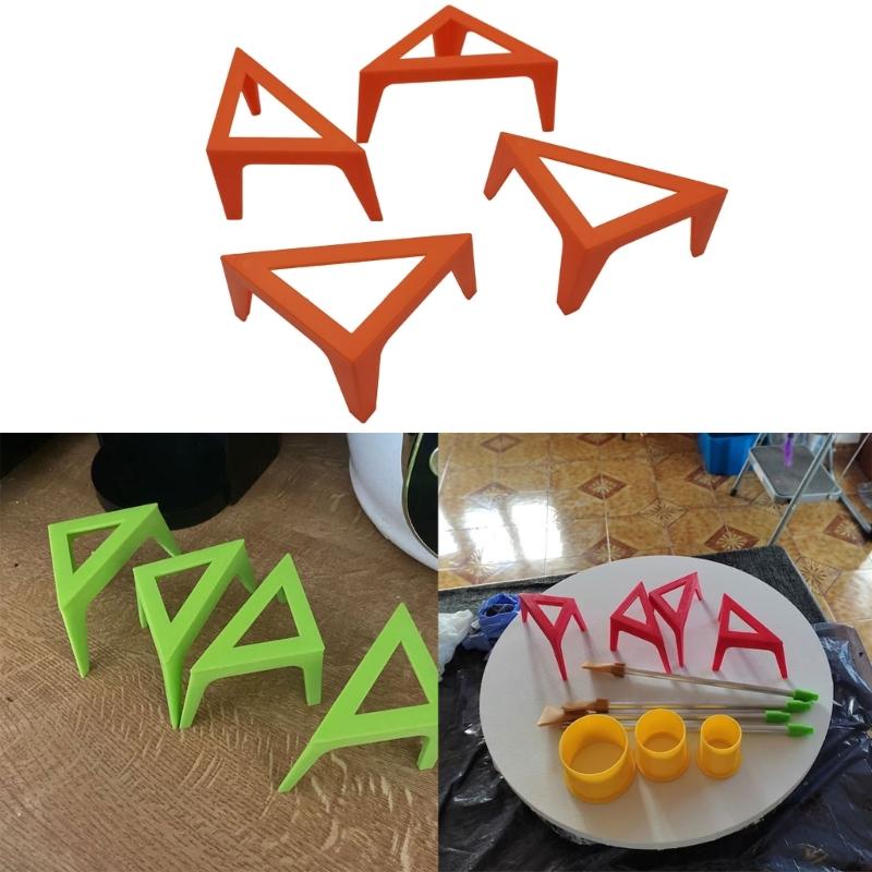 Set of 4 Drawing Board Bracket Plastic Tripod Artistic Triangular Bracket for Children Sketching Painting Tracing Copy