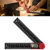 Angle Measurement Tool 200mm Protractor User-friendly Design Versatile Tool Lightweight And Sturdy Easy To Carry