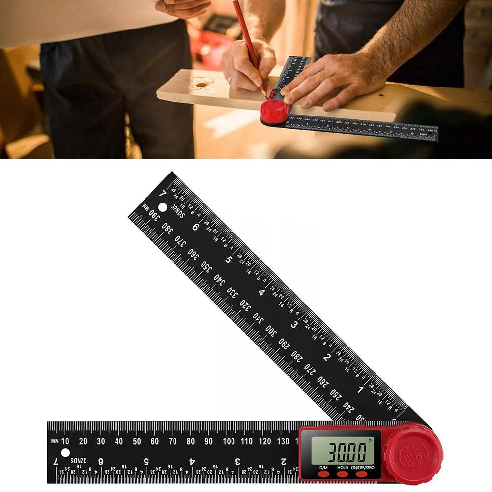 Angle Measurement Tool 200mm Protractor User-friendly Design Versatile Tool Lightweight And Sturdy Easy To Carry