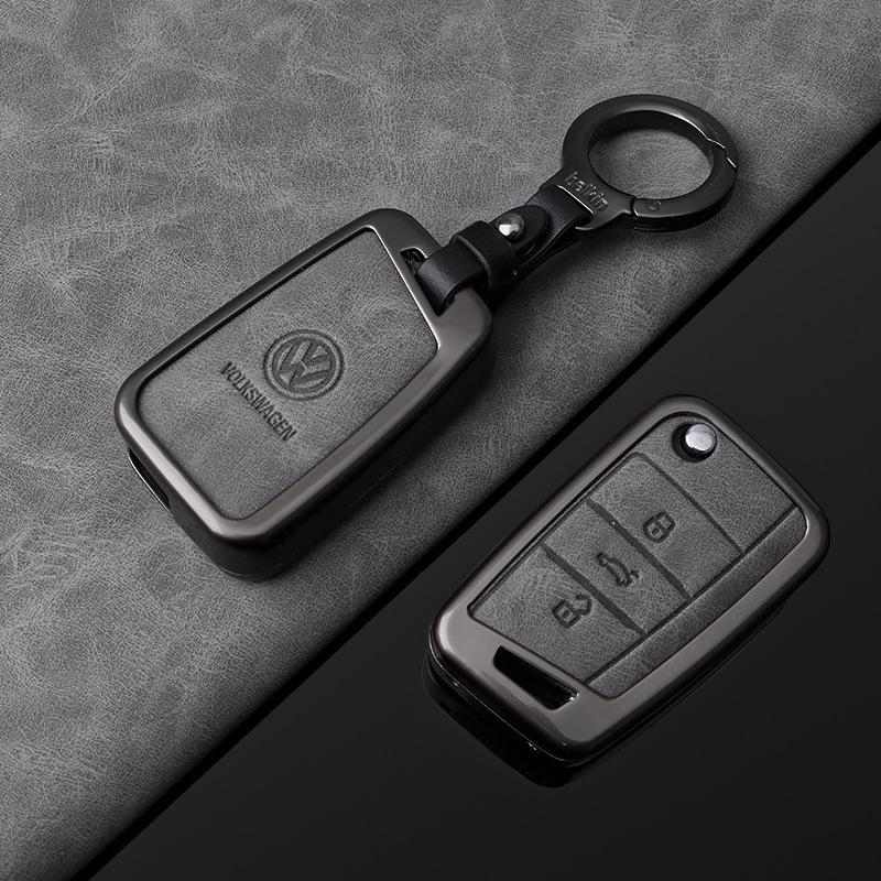 Compatible Volkswagen 14-20 Key Case: Zero Degree Bora Tayron Tiguan L Protective Car Key Shell