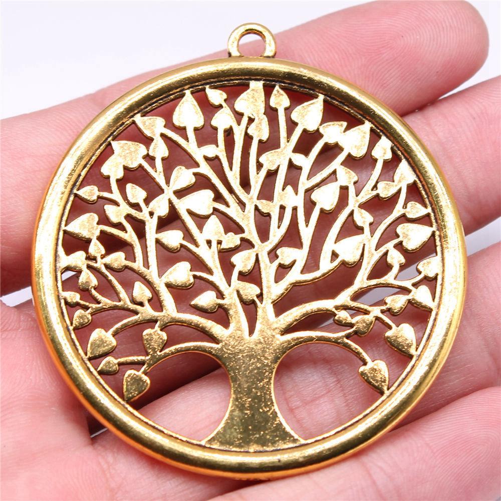 Charms Big Tree Of Life Pendants Wedding Jewelry Findings QC017