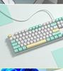 K99 Mechanical Gaming Keyboard, Hot-Swappable, Wired, Blue Switch, 104 Keys, for Laptop and Office e-Sports.