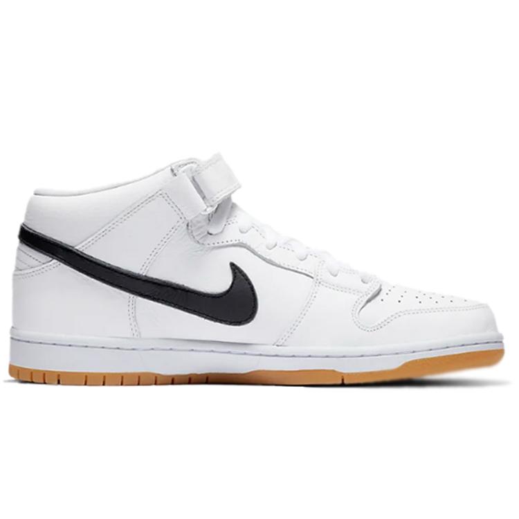 New Nike Sb Dunk Mid Orange Label White CD6754-100