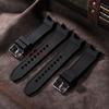 22mm 24mm 26mm Silicone Strap for Seiko Rubber Waterproof Watchband Sport Universal Wristband for Men Women Watch Accessories