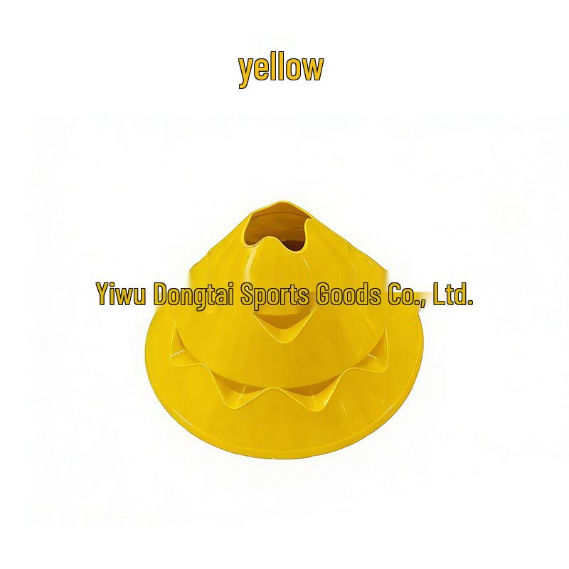 Flower-Shaped Marker Disc for Sports Training with Hole Features