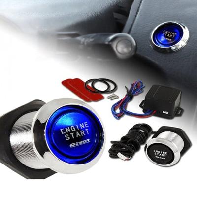 Push Start Button Professional Keyless ABS Ignition Starter Switch Red Switch do samochodu