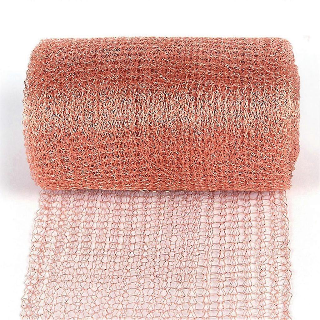 Copper Mesh Screen Roll Dense Flexible And Strechy Hole Blocker For Mouse Rat Rodent Control