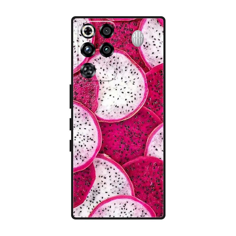 Case For Nubia Red Magic 11 Pro Plus Case Cool Silicone Protective Cover for Red Magic 11 Pro+ 5G Bumper Fundas Black Coque