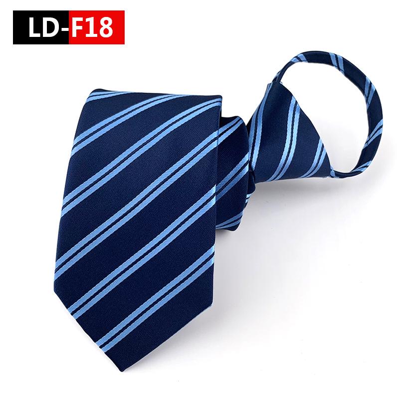 Zipper Style Knot-Free Men's Business Casual Tie